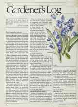 Better Homes & Gardens February 1985 Magazine Article: Gardener's Log