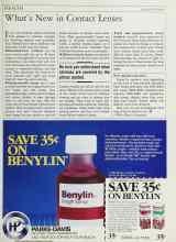 Better Homes & Gardens February 1985 Magazine Article: What's New in Contact Lenses