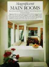 Better Homes & Gardens February 1985 Magazine Article: Magnificent MAIN ROOMS
