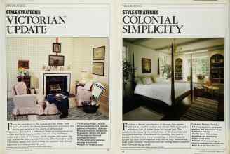 Better Homes & Gardens February 1985 Magazine Article: Style Strategies