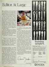 Better Homes & Gardens March 1985 Magazine Article: Editor At Large