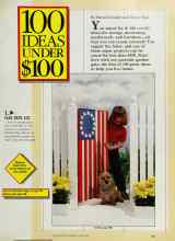 Better Homes & Gardens March 1985 Magazine Article: 100 IDEAS UNDER $100