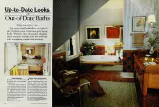 Better Homes & Gardens March 1985 Magazine Article: Up-to-Date Looks For Out-of-Date Baths