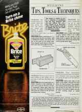 Better Homes & Gardens April 1985 Magazine Article: TIPS, TOOLS & TECHNIQUES