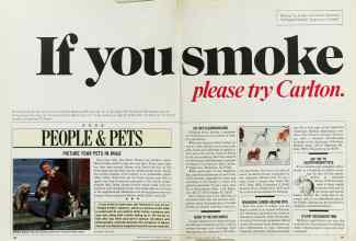 Better Homes & Gardens April 1985 Magazine Article: PEOPLE & PETS