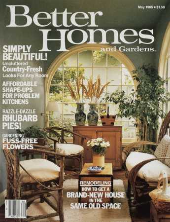 Archive of Better Homes & Gardens May 1985 Magazine: Cover