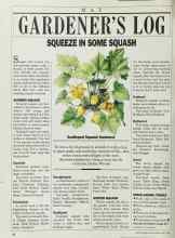 Better Homes & Gardens May 1985 Magazine Article: GARDENER'S LOG
