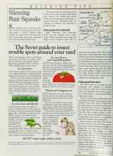 Better Homes & Gardens May 1985 Magazine Article: Silencing Stair Squeaks