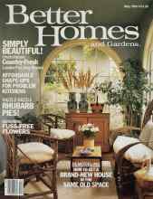 Better Homes & Gardens May 1985 Magazine Cover