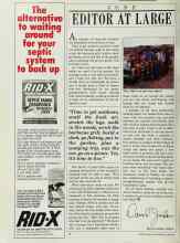 Better Homes & Gardens June 1985 Magazine Article: EDITOR AT LARGE