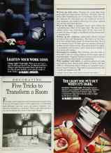 Better Homes & Gardens June 1985 Magazine Article: Five Tricks to Transform a Room