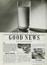 Better Homes & Gardens June 1985 Magazine Article: ELEGANT FURNITURE