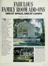 Better Homes & Gardens June 1985 Magazine Article: FABULOUS FAMILY ROOM ADD-ONS