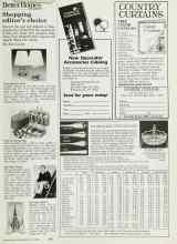 Better Homes & Gardens June 1985 Magazine Article: Shopping editor's choice