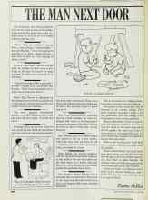 Better Homes & Gardens June 1985 Magazine Article: THE MAN NEXT DOOR