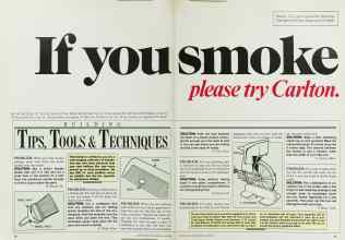 Better Homes & Gardens June 1985 Magazine Article: TIPS, TOOLS & TECHNIQUES