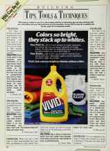 Better Homes & Gardens July 1985 Magazine Article: TIPS, TOOLS & TECHNIQUES
