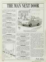 Better Homes & Gardens July 1985 Magazine Article: THE MAN NEXT DOOR