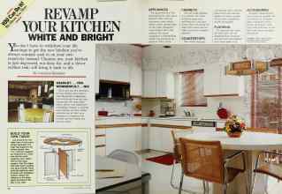 Better Homes & Gardens July 1985 Magazine Article: REVAMP YOUR KITCHEN