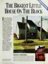 Better Homes & Gardens August 1985 Magazine Article: THE BIGGEST LITTLE HOUSE ON THE BLOCK
