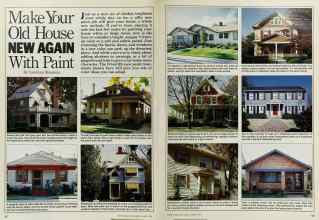 Better Homes & Gardens August 1985 Magazine Article: Make Your Old House NEW AGAIN With Paint