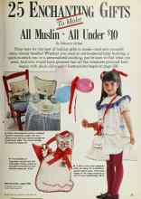 Better Homes & Gardens September 1985 Magazine Article: 25 ENCHANTING GIFTS To Make All Muslin All Under $10