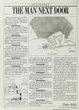 Better Homes & Gardens September 1985 Magazine Article: THE MAN NEXT DOOR