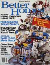 Better Homes & Gardens September 1985 Magazine Cover