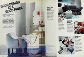 Better Homes & Gardens September 1985 Magazine Article: GOOD DESIGN AT A GOOD PRICE
