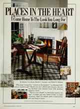 Better Homes & Gardens October 1985 Magazine Article: PLACES IN THE HEART
