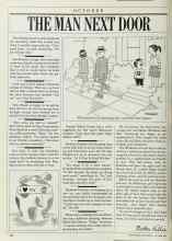 Better Homes & Gardens October 1985 Magazine Article: THE MAN NEXT DOOR