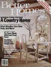 Better Homes & Gardens October 1985 Magazine Cover