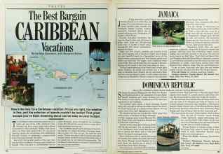 Better Homes & Gardens October 1985 Magazine Article: The Best Bargain CARIBBEAN Vacations
