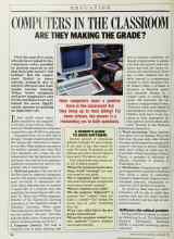 Better Homes & Gardens November 1985 Magazine Article: COMPUTERS IN THE CLASSROOM