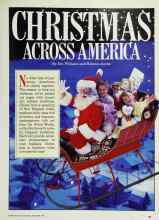 Better Homes & Gardens December 1985 Magazine Article: CHRISTMAS ACROSS AMERICA