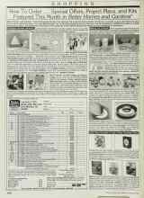 Better Homes & Gardens December 1985 Magazine Article: How To Order ... Special Offers, Project Plans, and Kits Featured This Month in Better Homes and Gardens