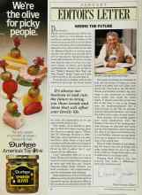 Better Homes & Gardens January 1986 Magazine Article: EDITOR'S LETTER