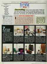 Better Homes & Gardens January 1986 Magazine Article: Decorating