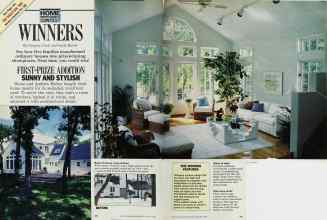 Better Homes & Gardens January 1986 Magazine Article: FIRST-PRIZE ADDITION SUNNY AND STYLISH