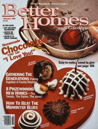 Better Homes Gardens February 1986 Magazine - 