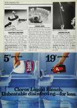 Better Homes & Gardens February 1986 Magazine Article: STAINS AWAY