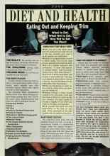 Better Homes & Gardens February 1986 Magazine Article: DIET AND HEALTH Eating Out and Keeping Trim
