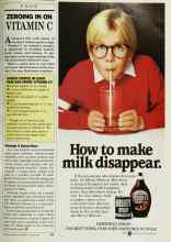 Better Homes & Gardens March 1986 Magazine Article: ZEROING IN ON VITAMIN C
