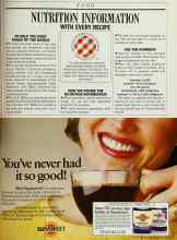 Better Homes & Gardens March 1986 Magazine Article: NUTRITION INFORMATION WITH EVERY RECIPE