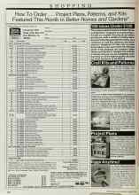 Better Homes & Gardens March 1986 Magazine Article: How To Order ... Project Plans, Patterns, and Kits Featured This Month in Better Homes and Gardens