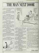 Better Homes & Gardens March 1986 Magazine Article: THE MAN NEXT DOOR