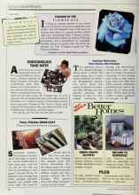 Better Homes & Gardens April 1986 Magazine Article: FASHION IN THE FLOWER BED