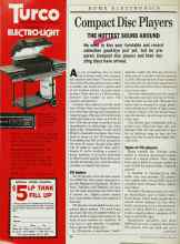 Better Homes & Gardens April 1986 Magazine Article: Compact Disc Players THE HOTTEST SOUND AROUND