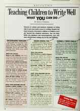 Better Homes & Gardens April 1986 Magazine Article: Teaching Children to Write Well WHAT YOU CAN DO