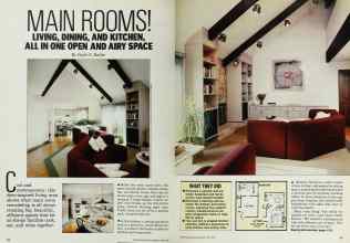 Better Homes & Gardens April 1986 Magazine Article: MAIN ROOMS!